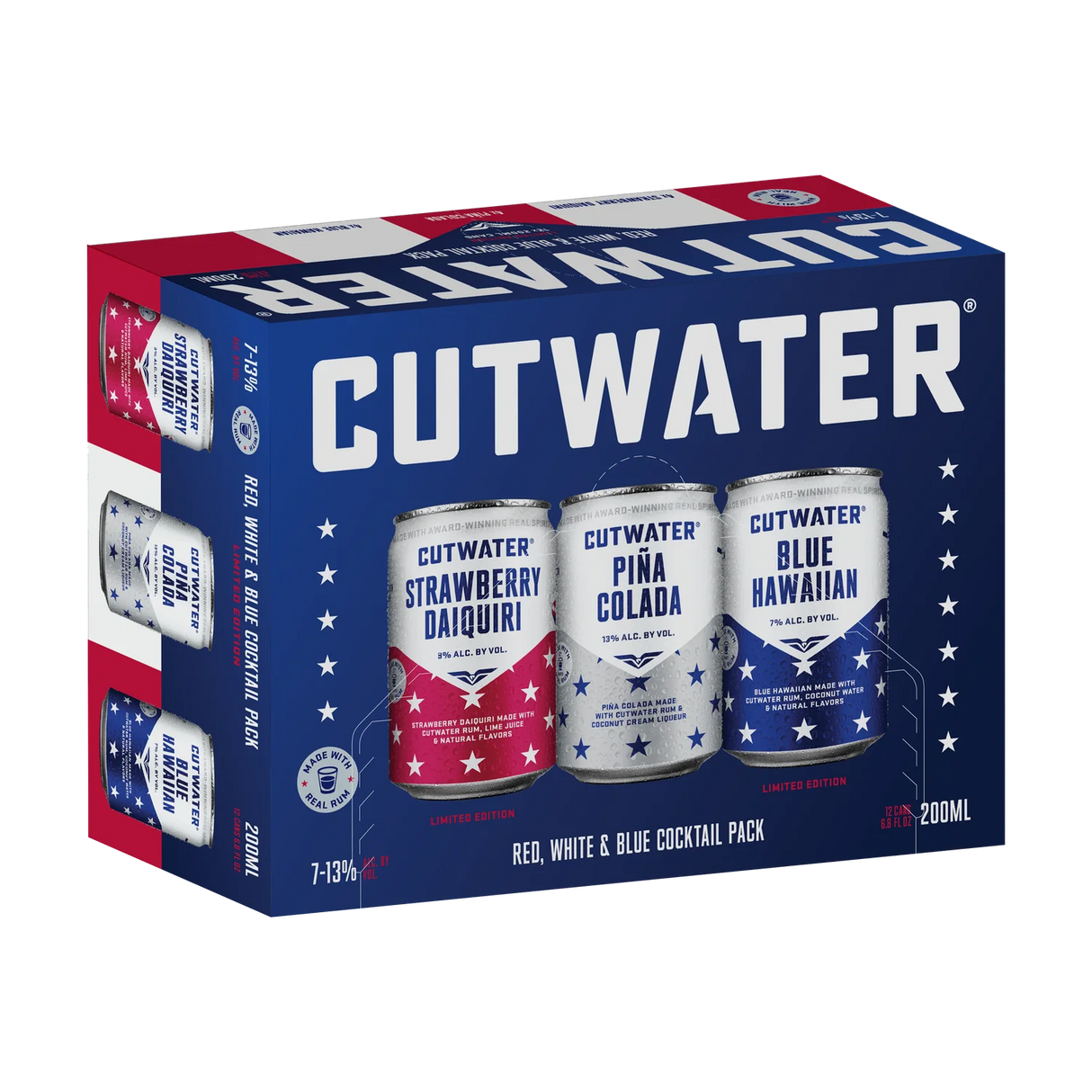 Cutwater Red White & Blue Variety 12Pk