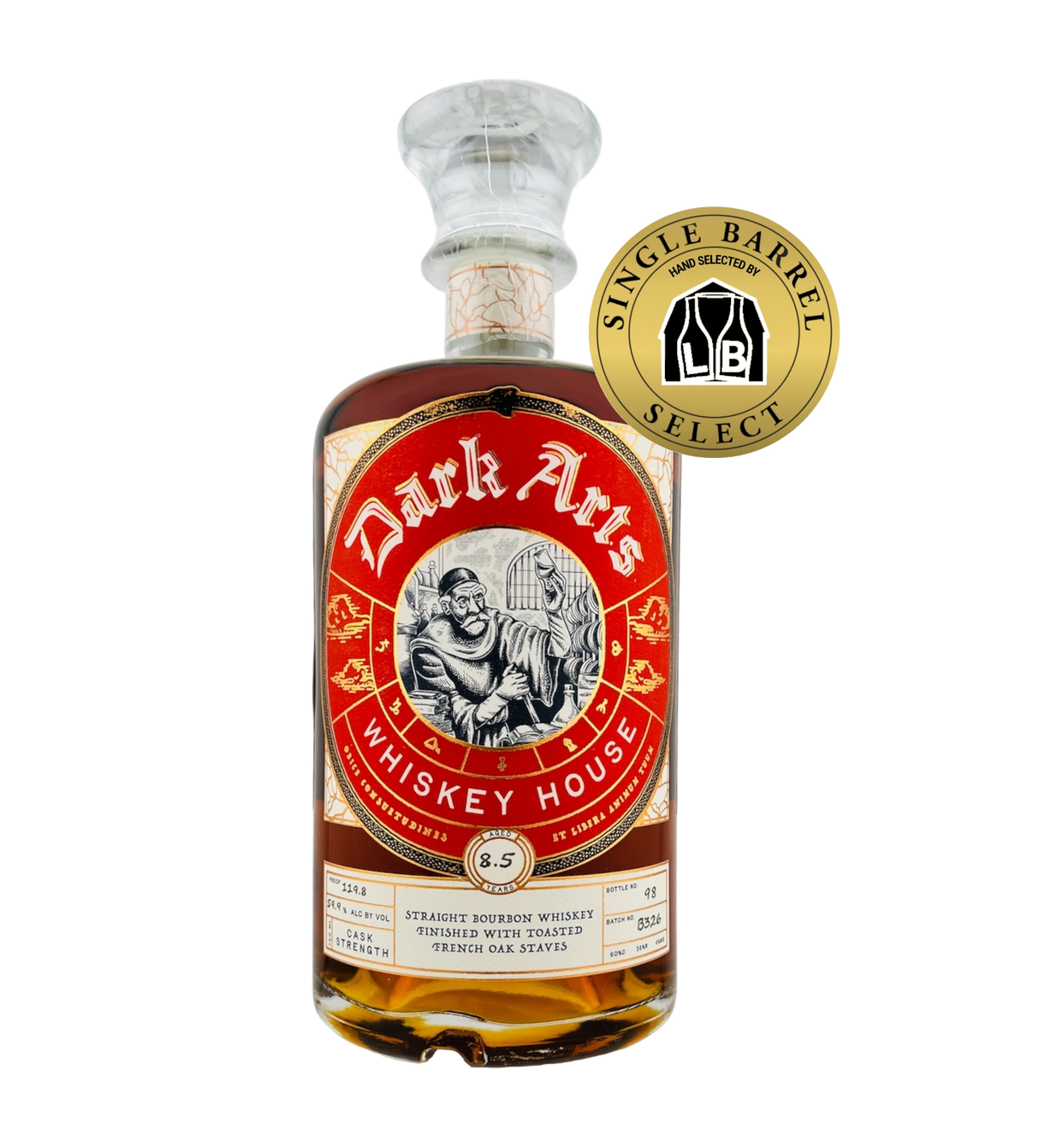 Dark Arts Toasted French Oak Cask Strength 8.5 Year Liquor Barn Single Barrel 750ML