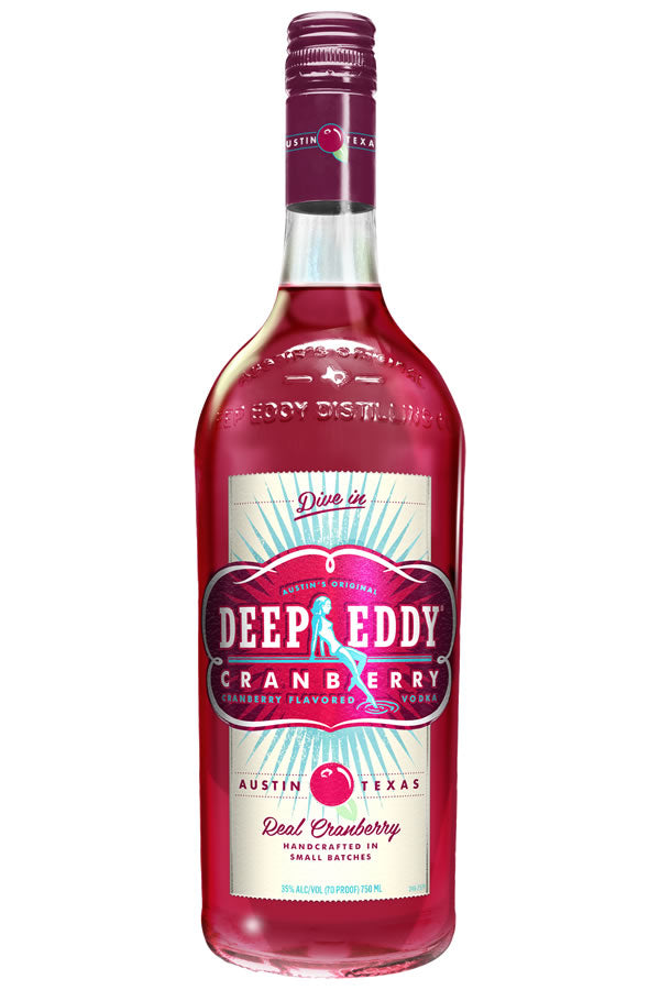 Deep Eddy Cranberry Vodka 750ML | 10x Distilled Texas – The Liquor