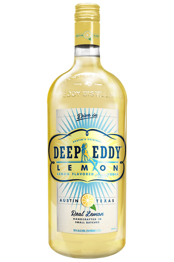 Deep Eddy Lemon Vodka 1.75L | Texas Corn-Distilled Lemon – The