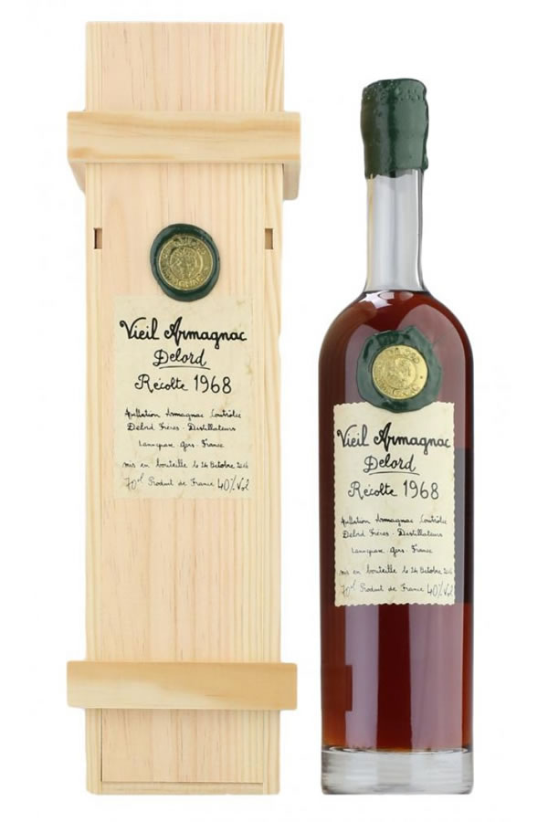 50年熟成/1975年ヴィンテージのブランデー（アルマニャック） Delord 1975 Vintage Armagnac 750ml | 50-Year Bas-Armagnac – The