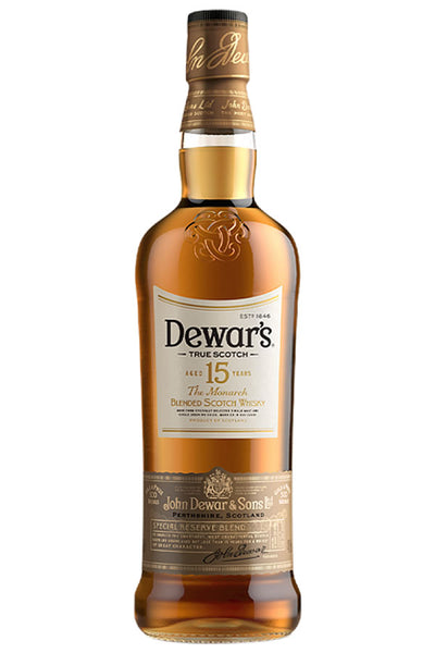 Dewar's 15 Year Blended Scotch 750ML | Double-Aged Gold – The