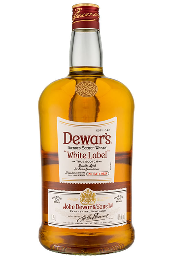 Dewars White Label 1.75L | Double-Aged Blended Scotch – The Liquor