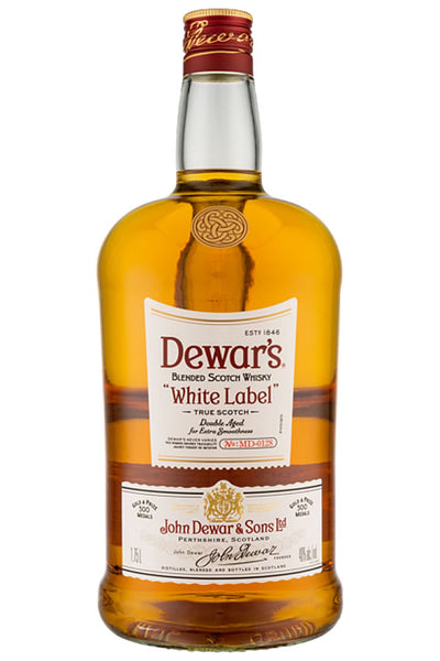 Dewars White Label 1.75L | Double-Aged Blended Scotch – The Liquor