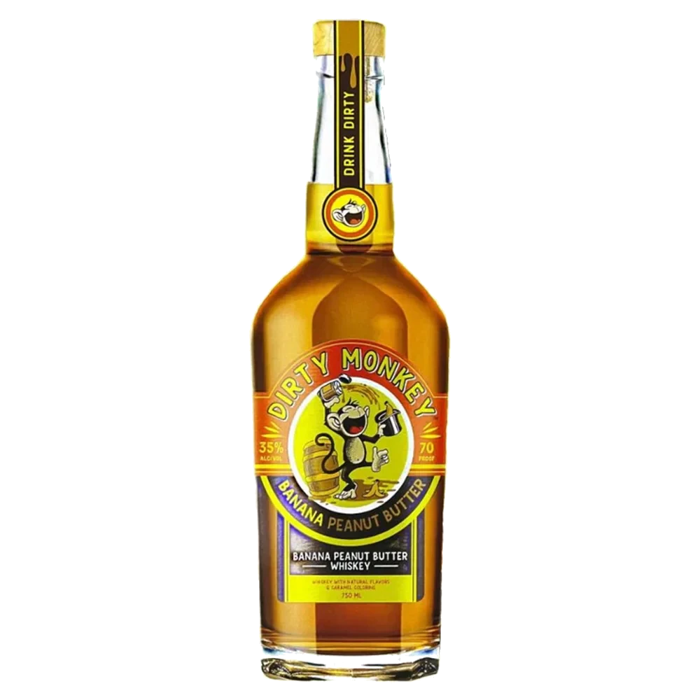 Dirty Monkey Banana Peanut Butter Whiskey 750ML