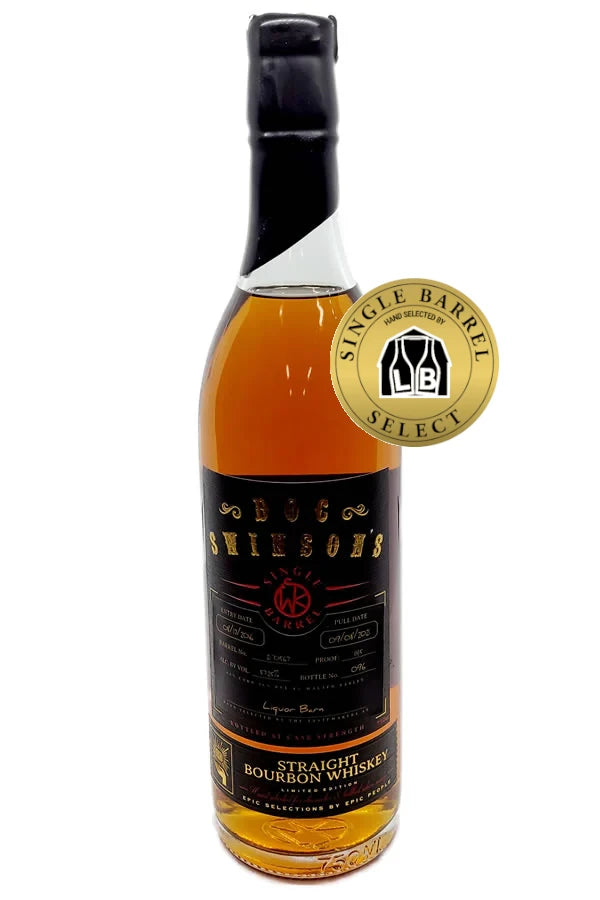 Doc Swinson's Liquor Barn Single Barrel Bourbon 5 Year 750ML