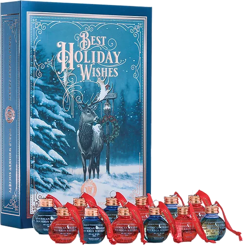 Doc Holiday Best Holiday Wishes Bourbon Ball Ornament Gift Set 750ML