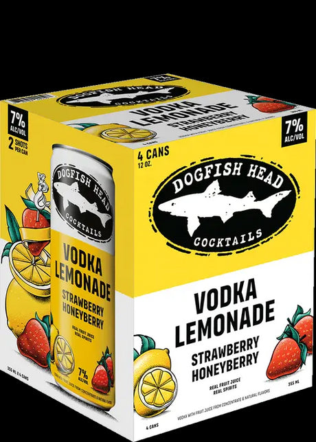 Dogfish Head Strawberry & Honey Berry Vodka Lemonade 