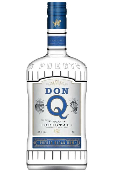 DonQ Cristal Rum 1.75L | Oak-Aged Puerto Rican White Rum – The