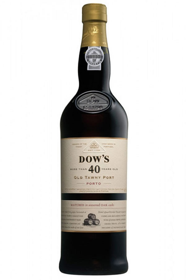 Dow's 40 Year Tawny Port 750ml | 96-Point Aged Douro Port – The