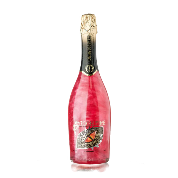Dragonfire Strawberry Sparkling Wine 750ml | Moldova Moscato – The