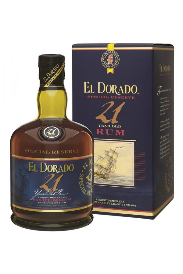 El Dorado Special Reserve 21 Year Demerara Rum 750ML – The Liquor Barn