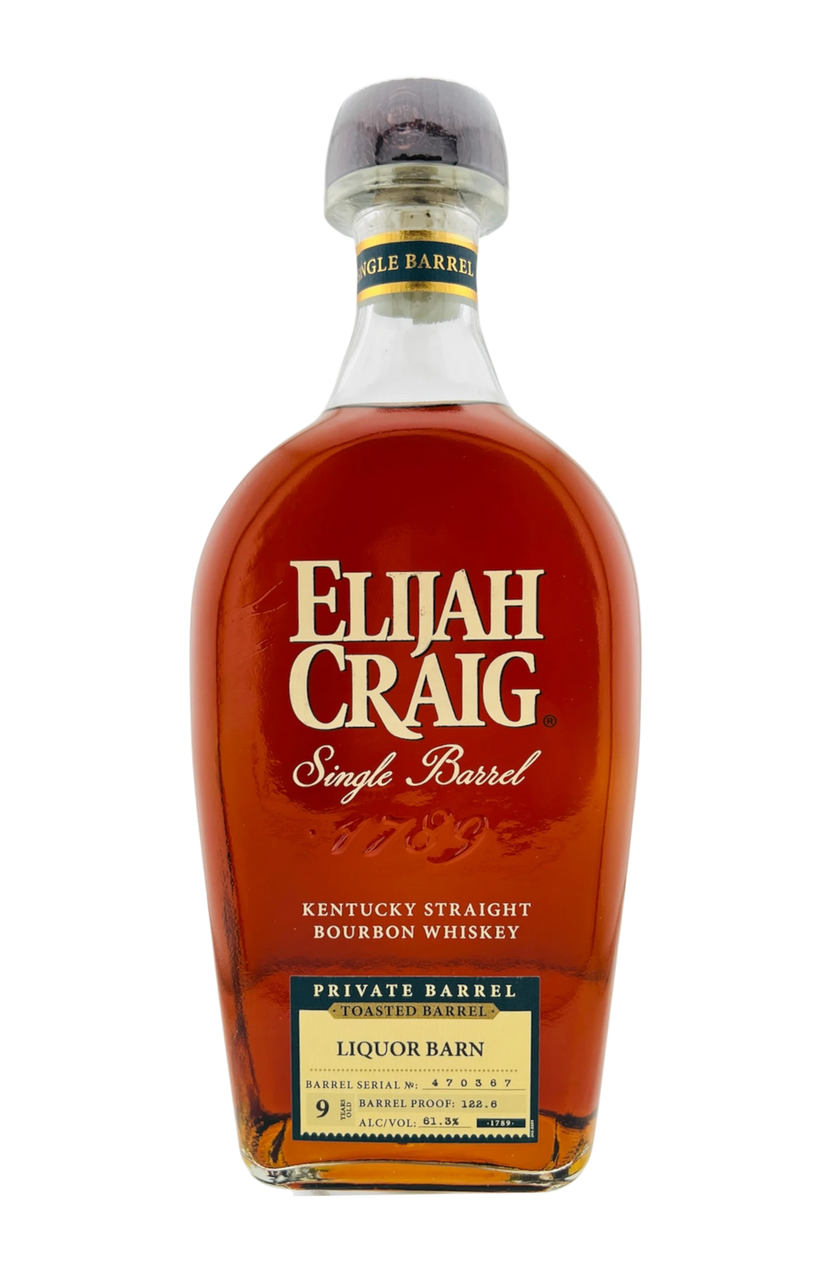 Elijah Craig Toasted Liquor Barn Single Barrel Barrel Proof 750ML