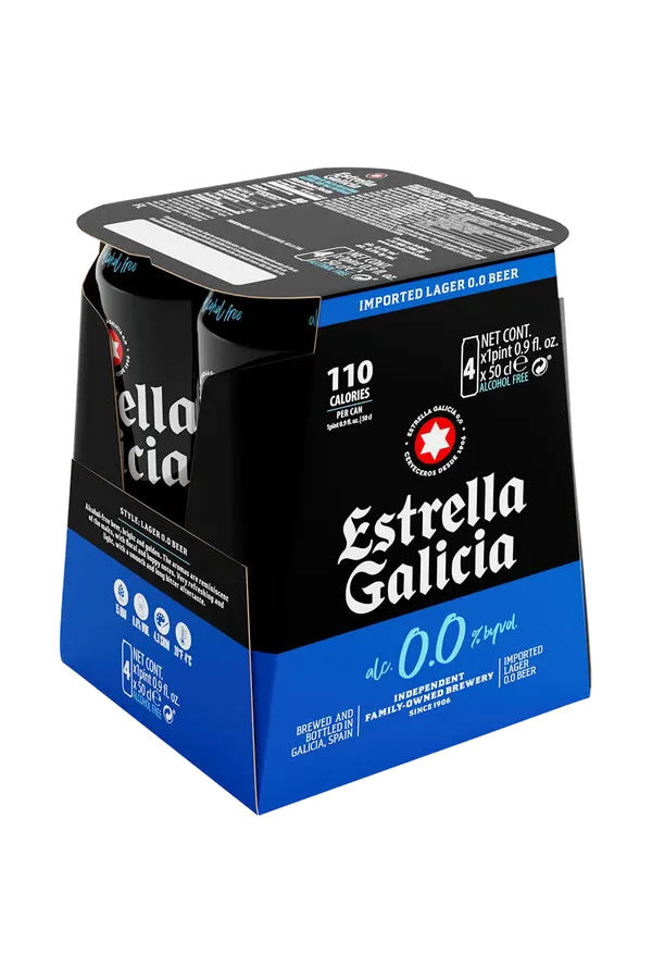 Estrella Galicia 0.0 Non-Alcoholic Lager Beer