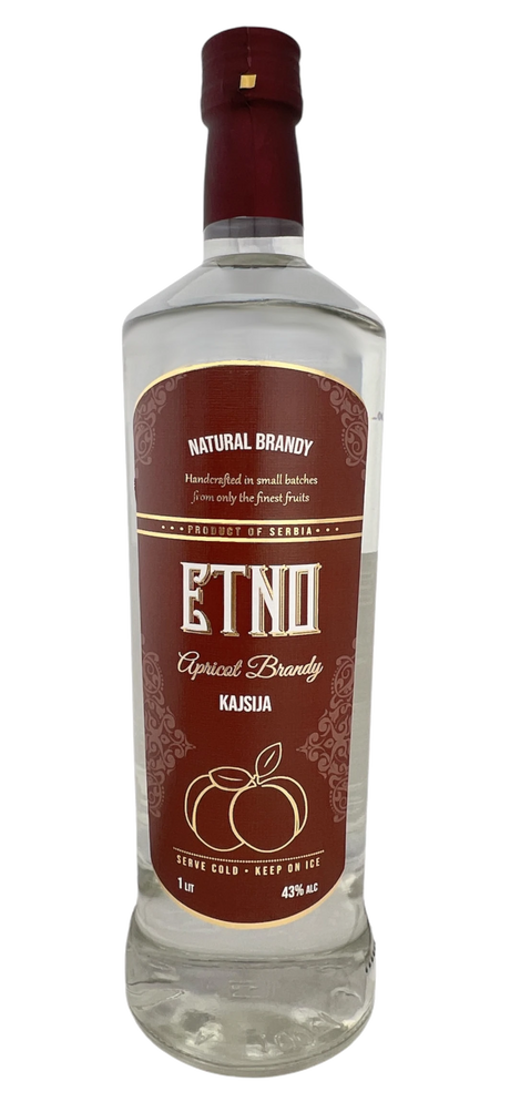 Etno Apricot Brandy 1L - Fruit Brandy | Shop Online at The Liquor Barn