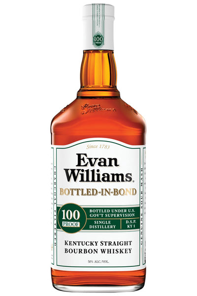 Evan Williams White Label 100 Proof 750ML | Bottled-in-Bond – The