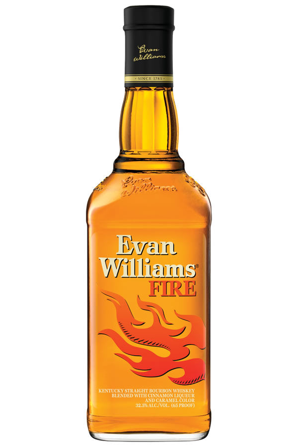 Evan Williams Fire 750ML | Cinnamon Kentucky Bourbon – The Liquor Barn