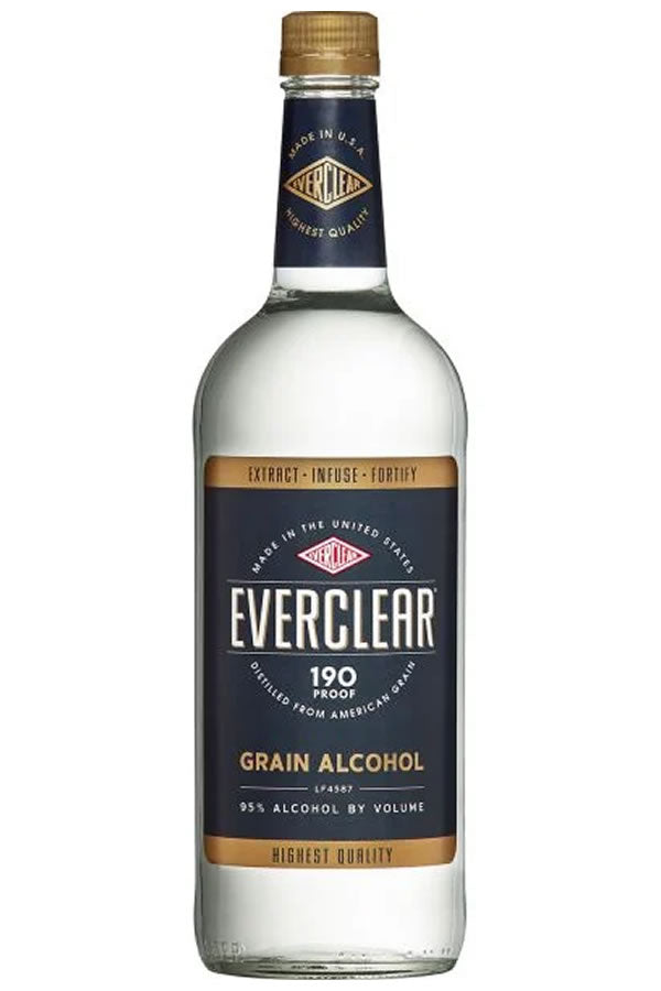 Everclear Grain Alcohol 190 Proof 750ML 95 ABV Corn The Liquor Barn Everclear Grain Alcohol 190 Proof 750ML 95 ABV Corn The Liquor Barn