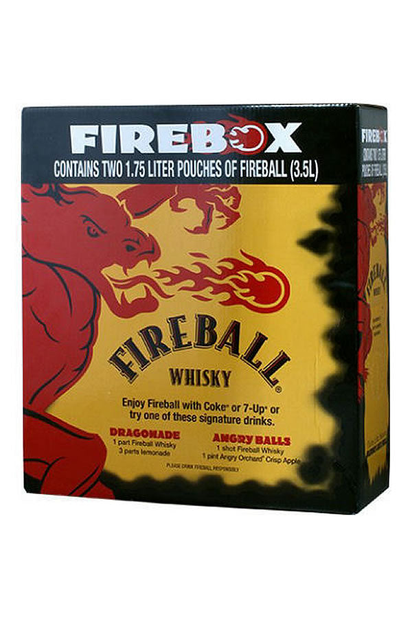 Fireball Cinnamon Whisky Firebox 3.5L | Party-Size Format – The