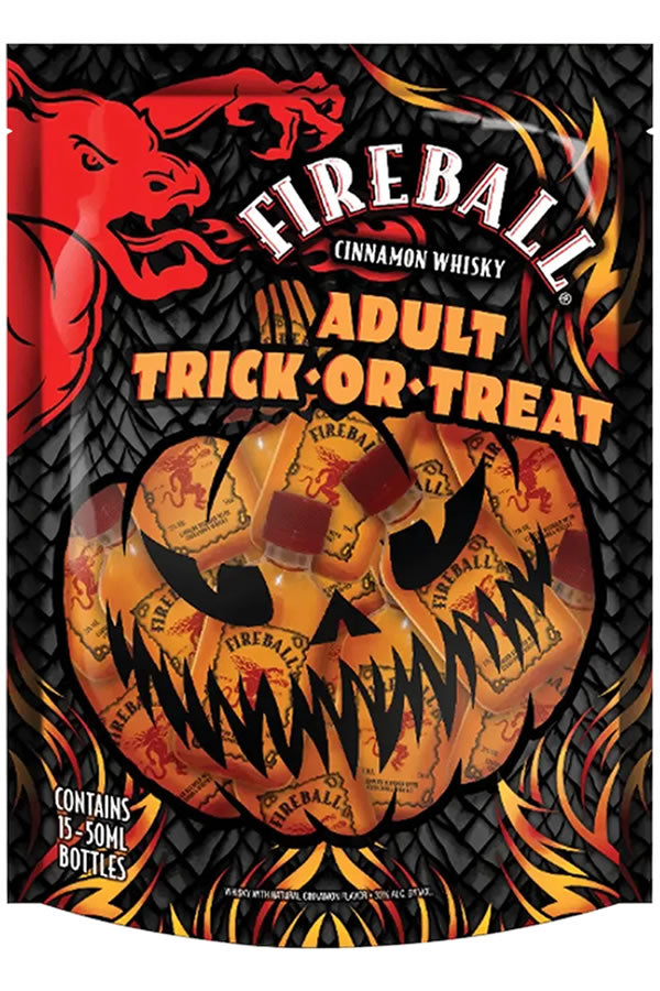 Fireball Cinnamon Halloween Trick or Treat Bag