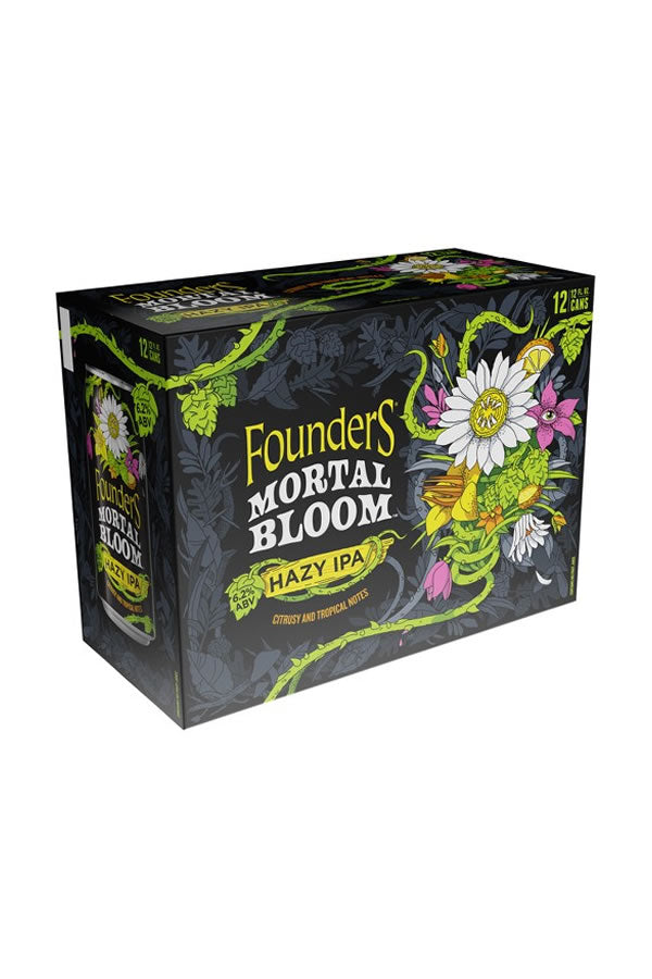 Founders Mortal Bloom 12 Pack | Hazy IPA from Grand Rapids – The Liquor ...