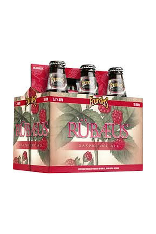 Founders Raspberry Rhubarb Founders Rubaeus 6Pk 12oz | Fresh Raspberry Ale, Michigan | Liquor Barn