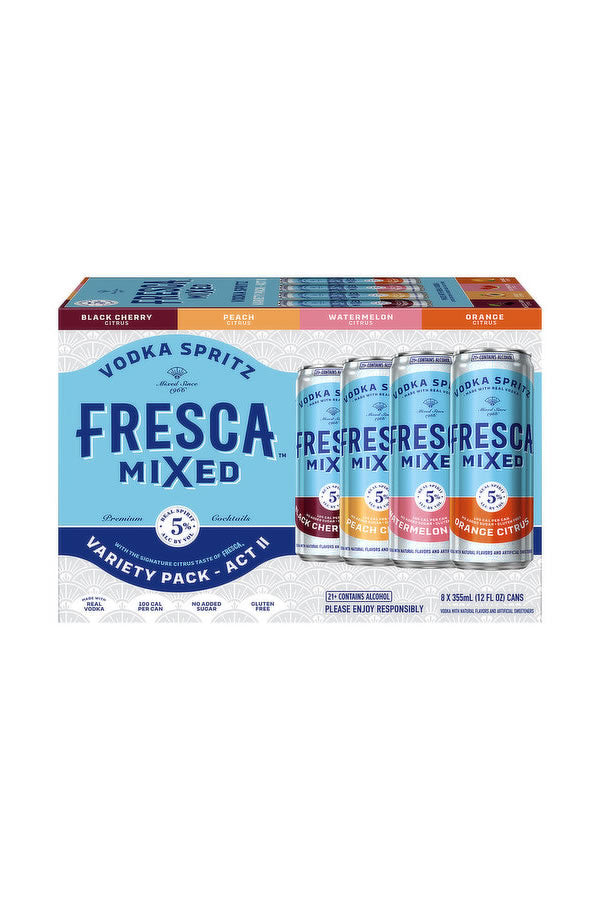Fresca Mixed Vodka Variety Spritz Act II 8Pk | 5% ABV RTD – The