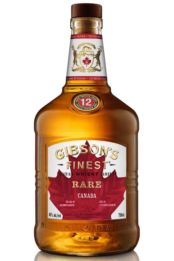 Gibson's Finest 12 Year Whiskey 750ML | IWSC Gold Canadian – The