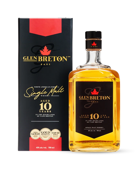 Glen Breton 10 Year Canadian Single Malt 750ML - Whiskey | Shop Online at The Liquor Barn