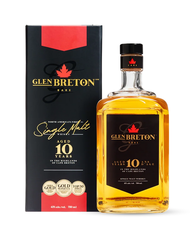 Glen Breton 10 Year Canadian Single Malt 750ML - Whiskey | Shop Online at The Liquor Barn