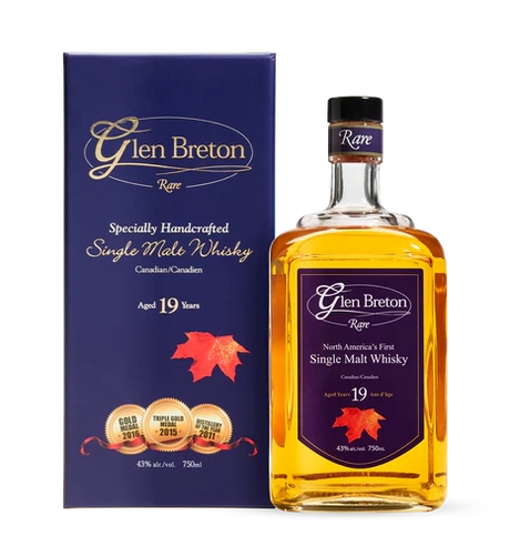 Glen Breton 19 Year Canadian Single Malt 750ML - Whiskey | Shop Online at The Liquor Barn