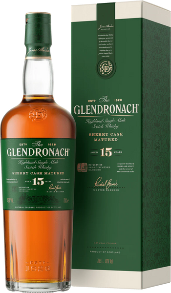 GlenDronach 15 Year Single Malt 750ML | 95-Pt Sherry Cask – The