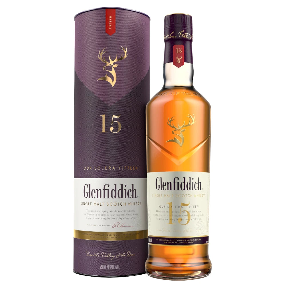 Glenfiddich 15 Year Solera Reserve 750ML | Speyside Scotch – The
