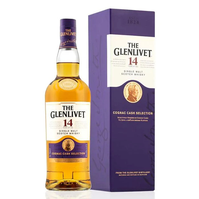 Glenlivet 14 Year Cognac Cask Selection 1L - Single Malt Scotch | Shop Online at The Liquor Barn