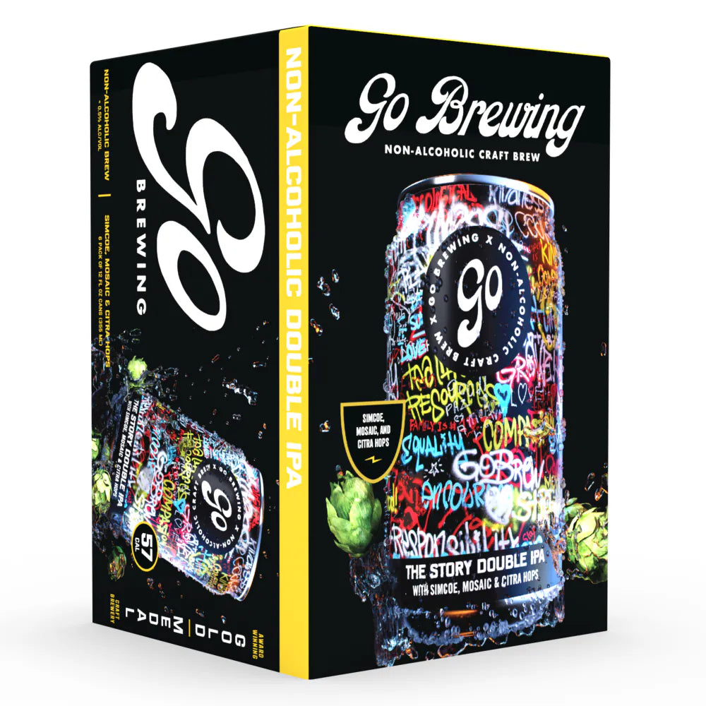 Go Brewing The Story Non-Alcoholic Double IPA 6Pk