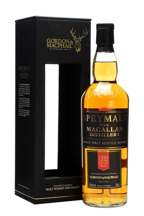 G&M Speymalt Macallan 21 Year 1991 750ML | 93-Point Scotch – The