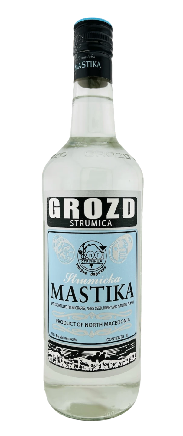 Grozd Mastika 1L | Macedonian Anise Spirit at 43% ABV – The Liquor