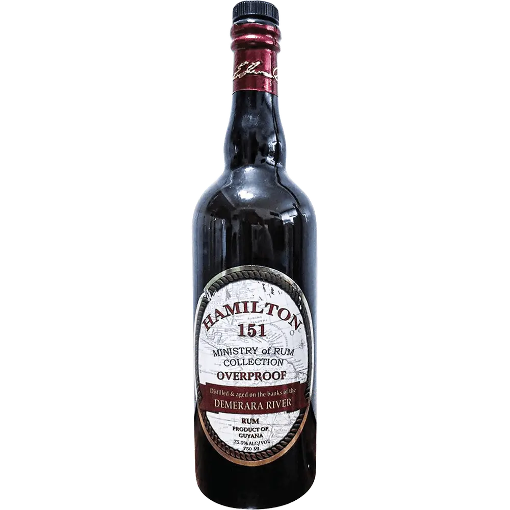 Hamilton 151 Demerara Overproof Rum 750ML