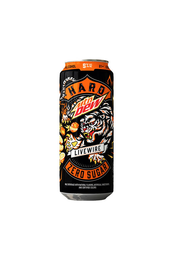 Hard Mtn Dew Livewire 24oz | Orange Malt Beverage 5% ABV – The