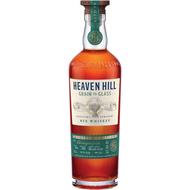 Heaven Hill Grain to Glass Limited Edition Chinquapin Oak Rye 700ML - Rye | Shop Online at The Liquor Barn
