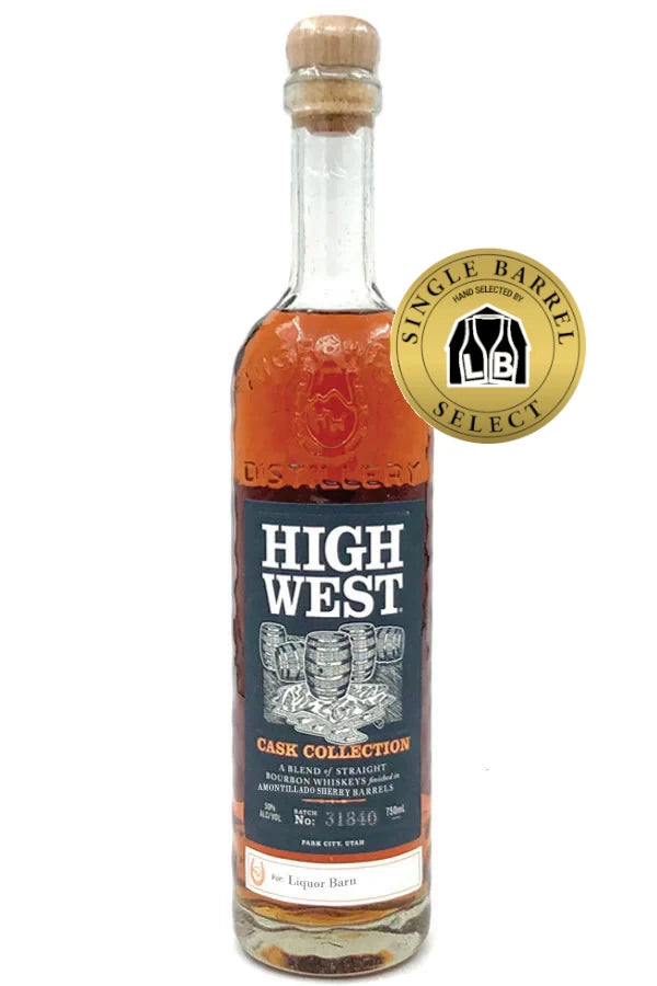 High West Liquor Barn Barrel Select Amontillado Sherry Cask Finish Bourbon 750ML