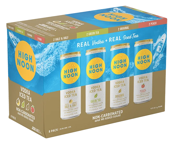 High Noon Vodka Iced Tea Lake Pack 8Pk