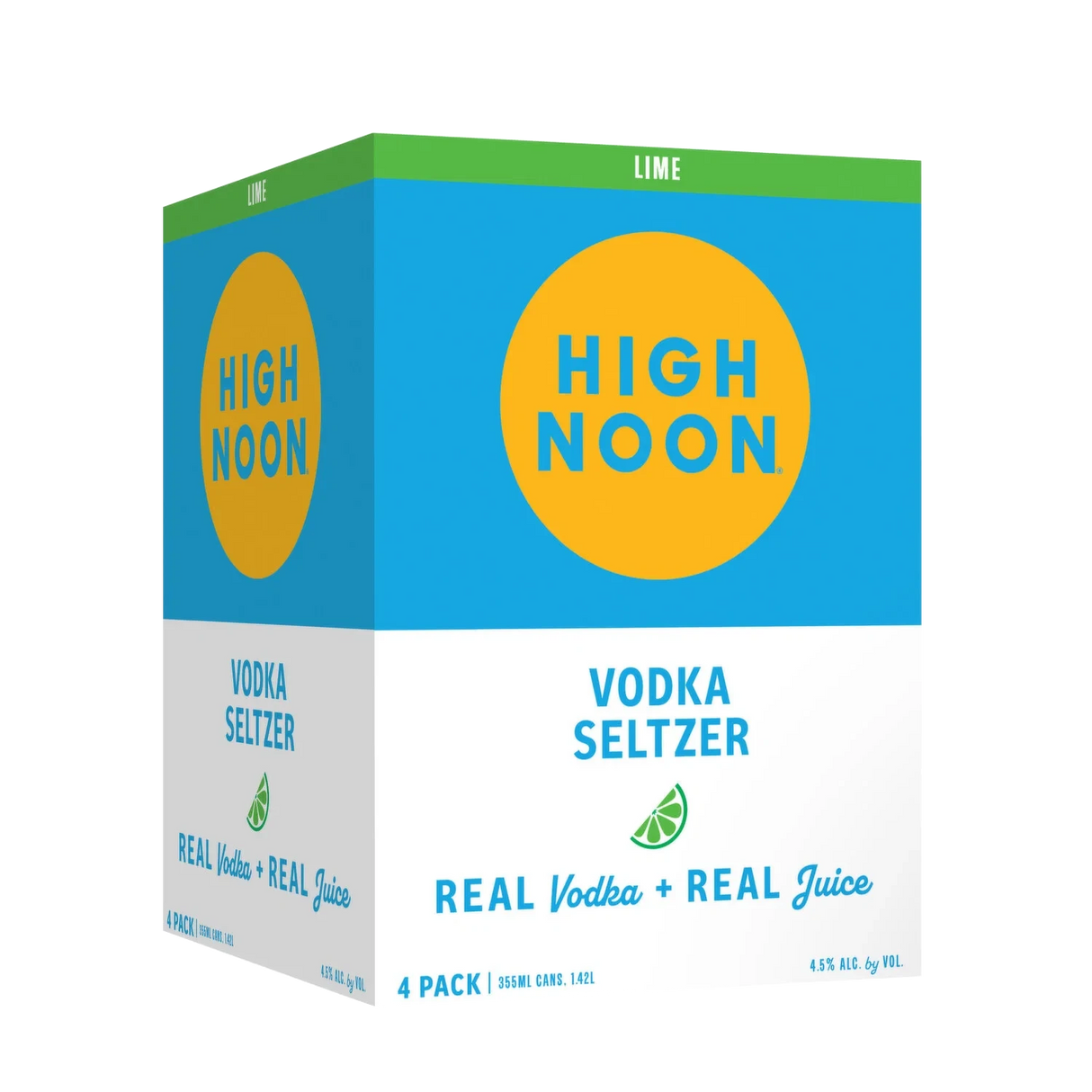 High Noon Vodka Seltzer Lime 4Pk