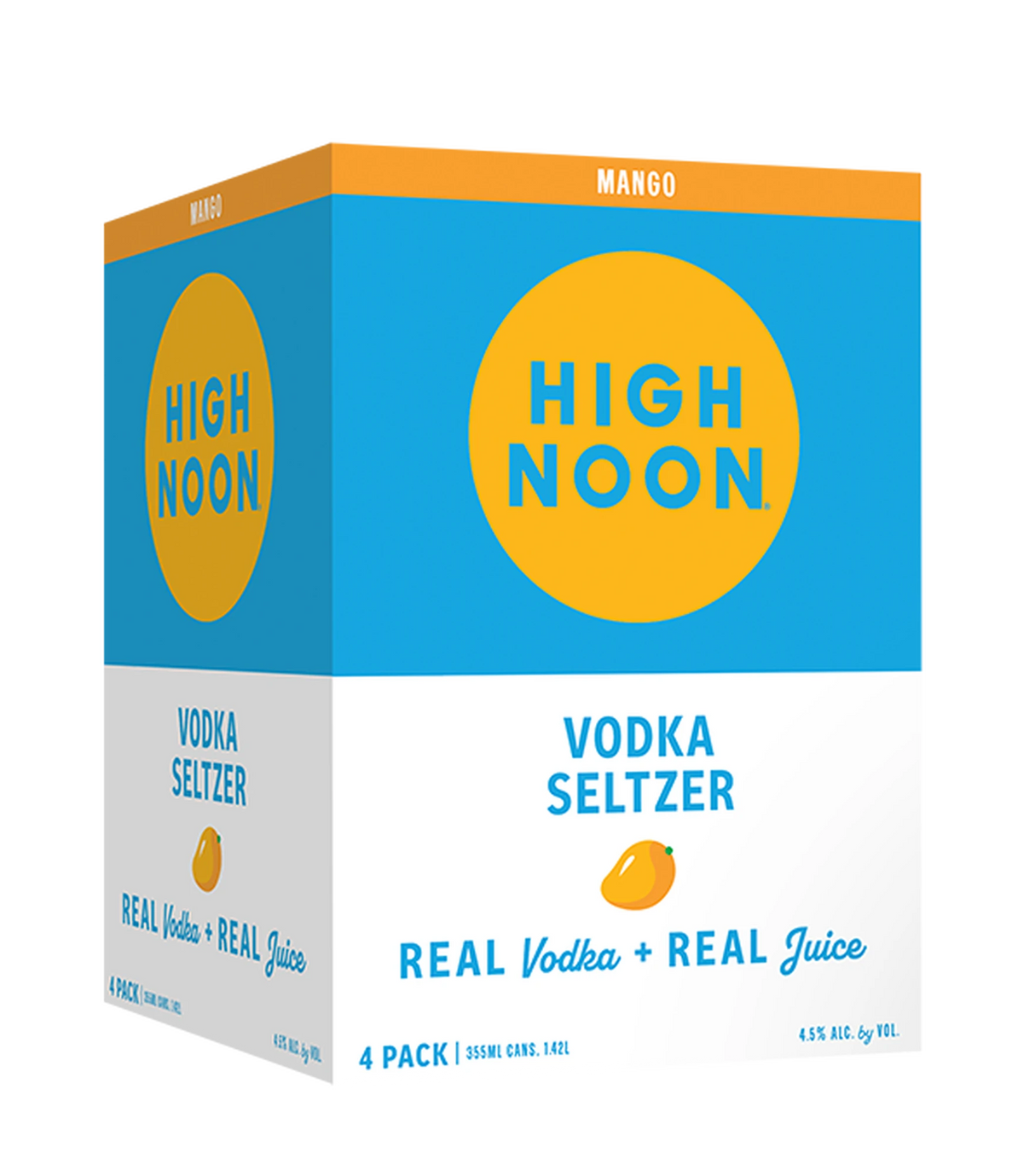 High Noon Vodka Seltzer Mango 4Pk