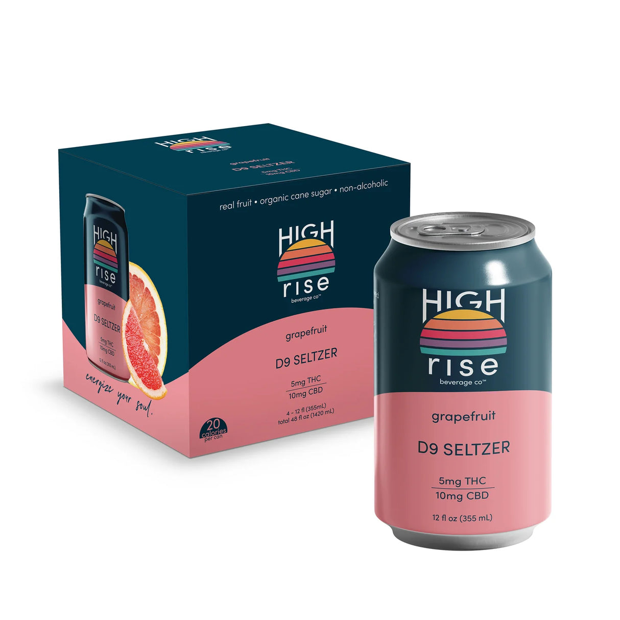 High Rise Grapefruit 5MG THC 4Pk