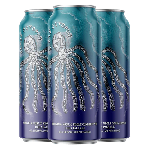 Hop Butcher Glass Octopus 4Pk