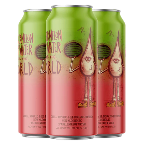 Hop Butcher Watermelon Hop Water For The World 4Pk