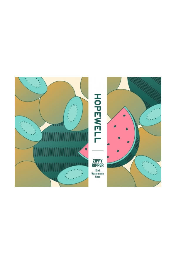 Hopewell Zippy Ripper Gose 4Pk | Kiwi Watermelon Sour – The Liquor