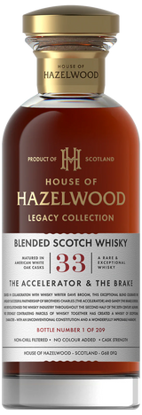 House of Hazelwood The Accelerator & The Brake 33 Year Scotch 700ML