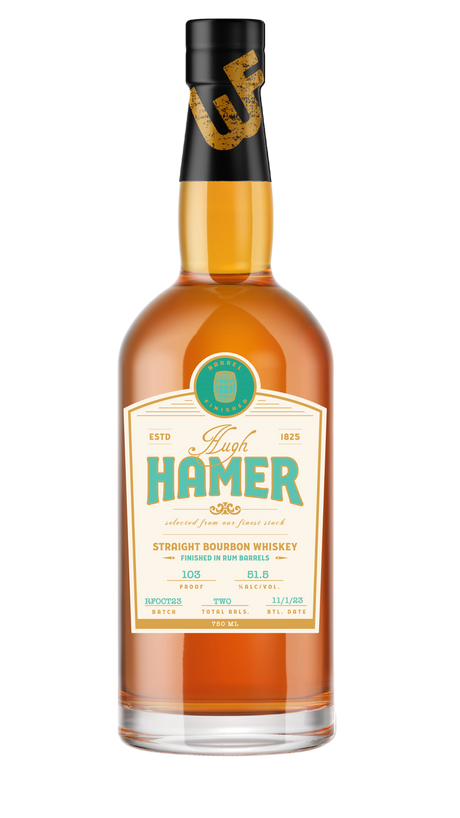 Hugh Hamer Rum Cask Finish Bourbon 750ML - Bourbon | Shop Online at The Liquor Barn